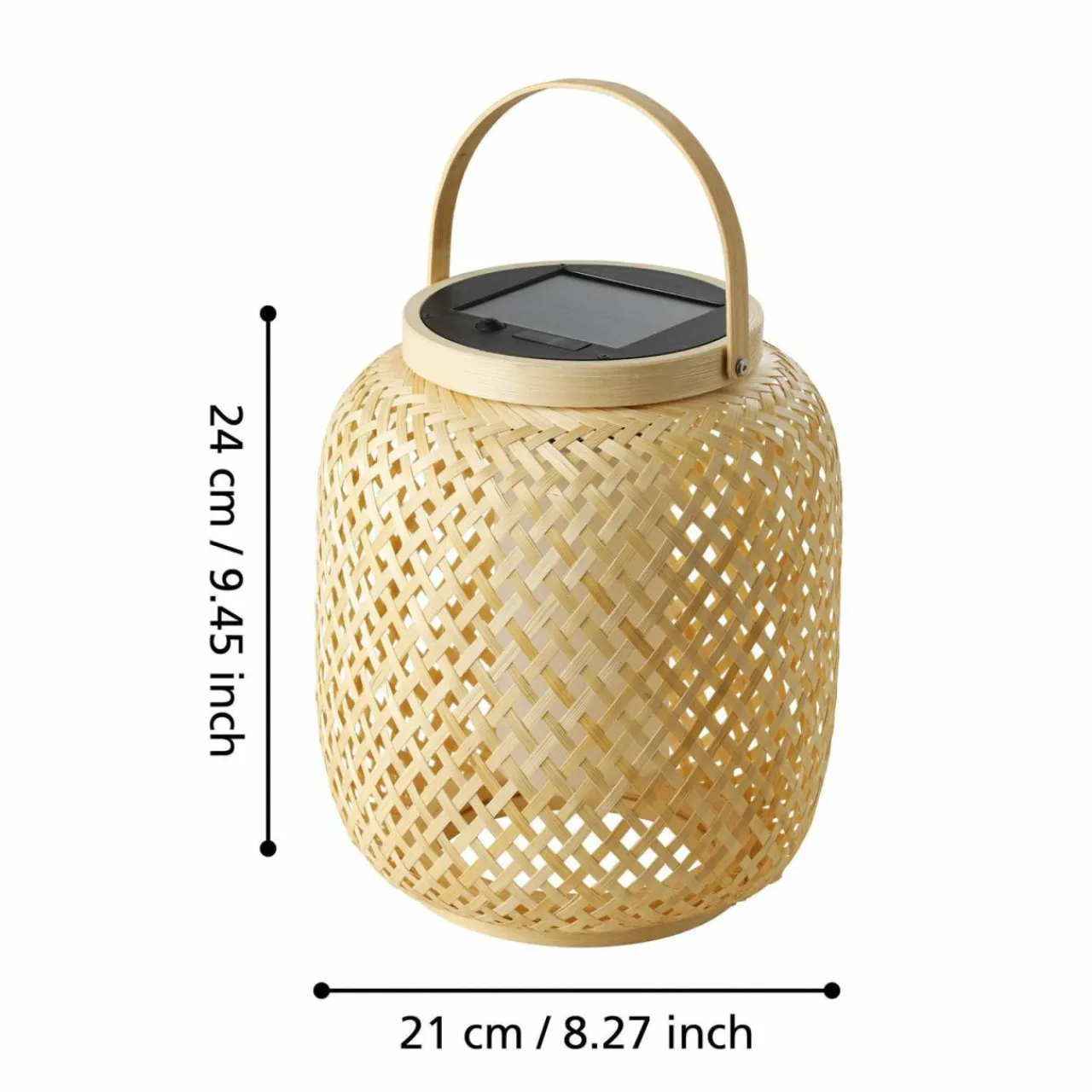 lanterne_led_solaire_marliano_bois_clair_bois_1.webp EGLO Lanterne LED solaire Marliano, bois clair, bois^ Lampes Décoratives