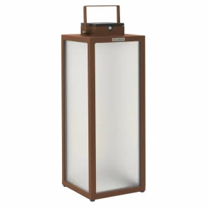Les Jardins Lanterne solaire à LED Tradition, corten, hauteur 65 cm^ Lampes Décoratives