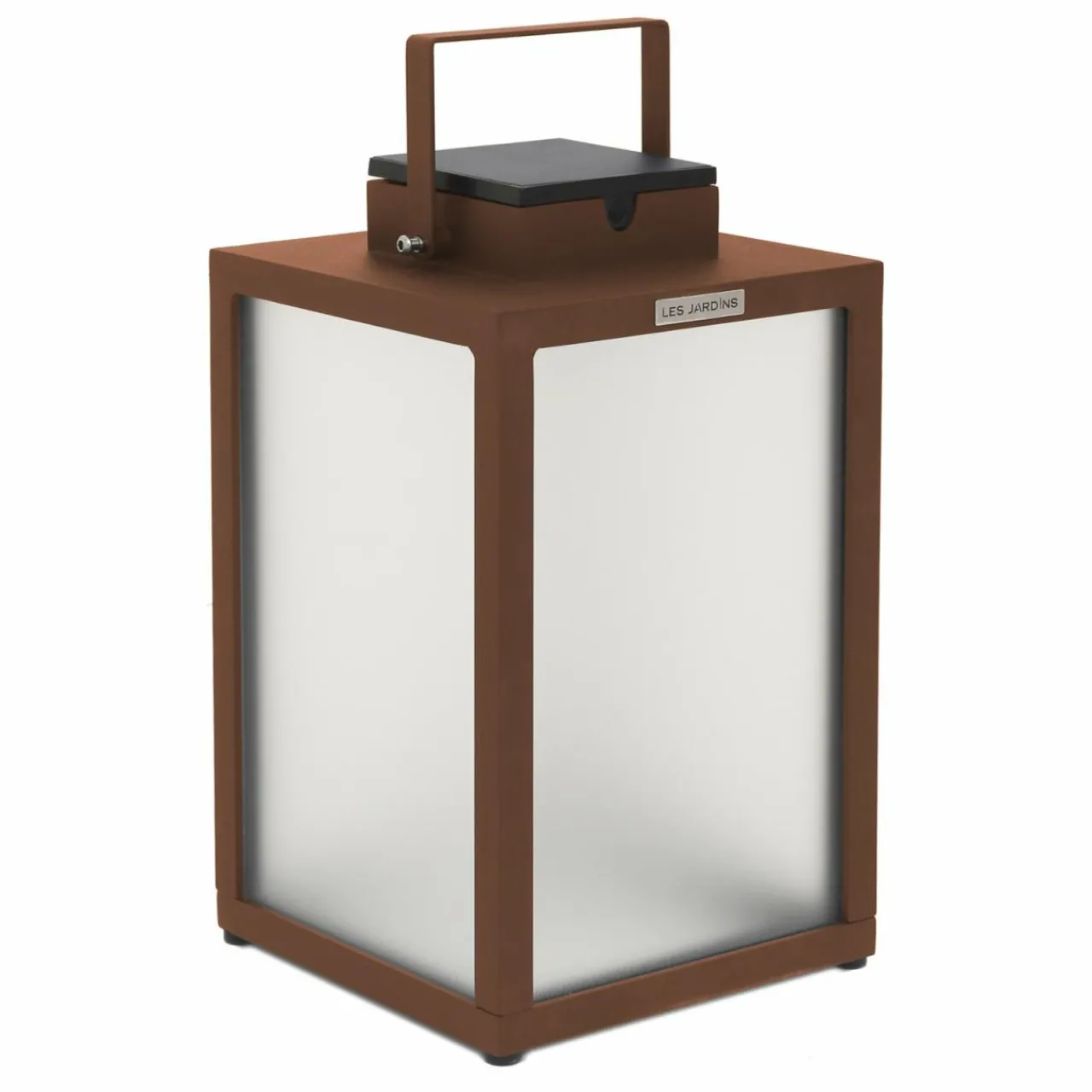 lanterne_solaire__led_tradition_corten_hauteur__cm_0.webp Les Jardins Lanterne solaire à LED Tradition, corten, hauteur 40 cm^ Lampes Décoratives