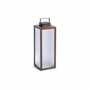 Les Jardins Lanterne solaire à LED Tradition, corten, hauteur 65 cm^ Lampes Décoratives