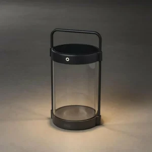 Konstsmide Lanterne solaire LED Crotone, dimmable, USB^ Lampes Décoratives