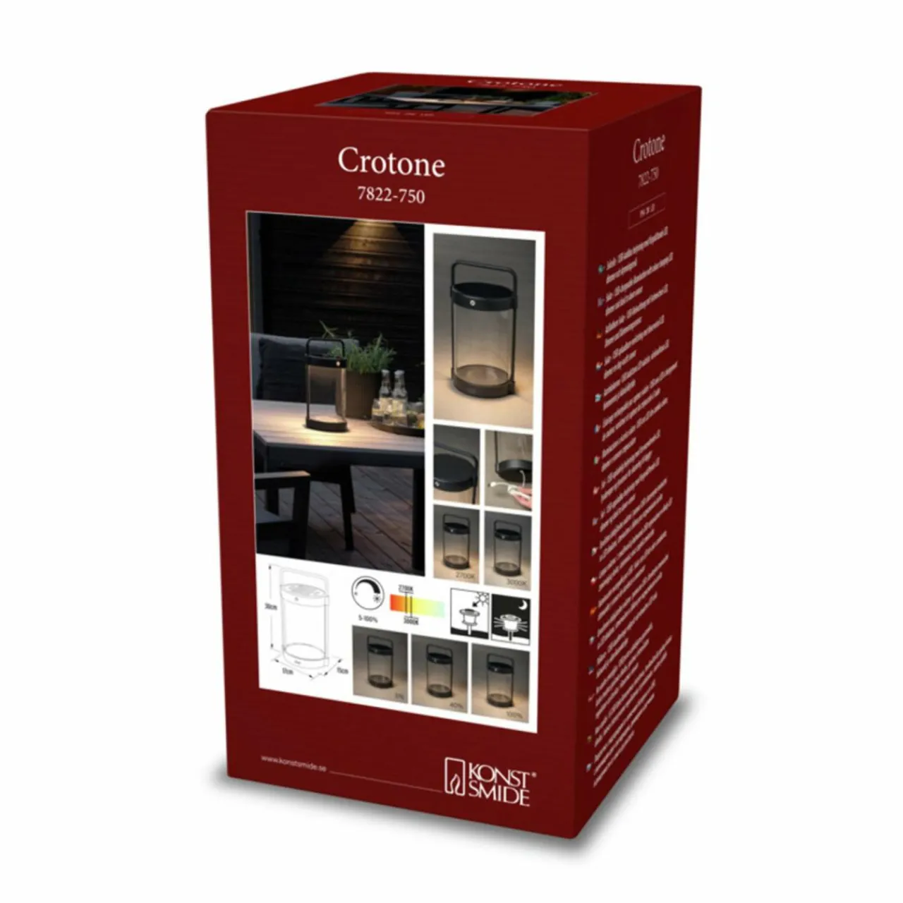 lanterne_solaire_led_crotone_dimmable_usb_6.webp Konstsmide Lanterne solaire LED Crotone, dimmable, USB^ Lampes Décoratives