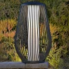 Les Jardins Lanterne solaire LED Mandaley à capteur, gris^ Lampes Décoratives