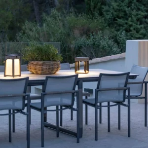 Les Jardins Lanterne solaire LED Tecka portable Duratek 25 cm^ Lampes Décoratives