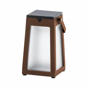 Les Jardins Lanterne solaire LED Tinka portable, corten^ Lampes Décoratives