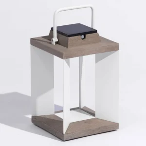Les Jardins Lanterne solaire Teckalu, Duratek/blanche 36,5 cm^ Lampes Décoratives