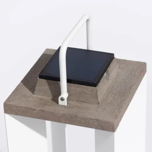 Les Jardins Lanterne solaire Teckalu, Duratek/blanche 65,5 cm^ Lampes Décoratives