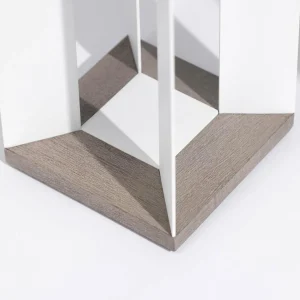 Les Jardins Lanterne solaire Teckalu, Duratek/blanche 45,5 cm^ Lampes Décoratives