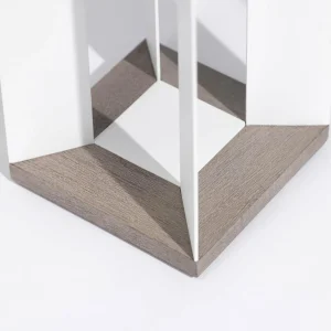 Les Jardins Lanterne solaire Teckalu, Duratek/blanche 65,5 cm^ Lampes Décoratives