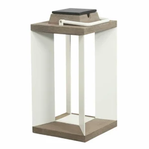 Les Jardins Lanterne solaire Teckalu, Duratek/blanche 45,5 cm^ Lampes Décoratives