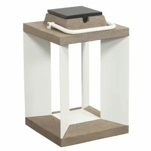 Les Jardins Lanterne solaire Teckalu, Duratek/blanche 36,5 cm^ Lampes Décoratives