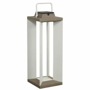 Les Jardins Lanterne solaire Teckalu, Duratek/blanche 65,5 cm^ Lampes Décoratives