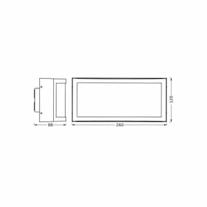 LEDVANCE Applique d'extérieur Endura Classic Cuadra, IP65^ Appliques Murales Extérieures