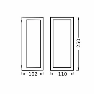 LEDVANCE Applique d'extérieur Endura Classic Rado, IP65^ Appliques Murales Extérieures