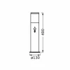 LEDVANCE Borne lumineuse Endura Classic Ebro, gris foncé, capteur^ Bornes Extérieures Avec Détecteur