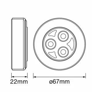 LEDVANCE DOT-it classic lampe LED argentée^ Lampes Décoratives