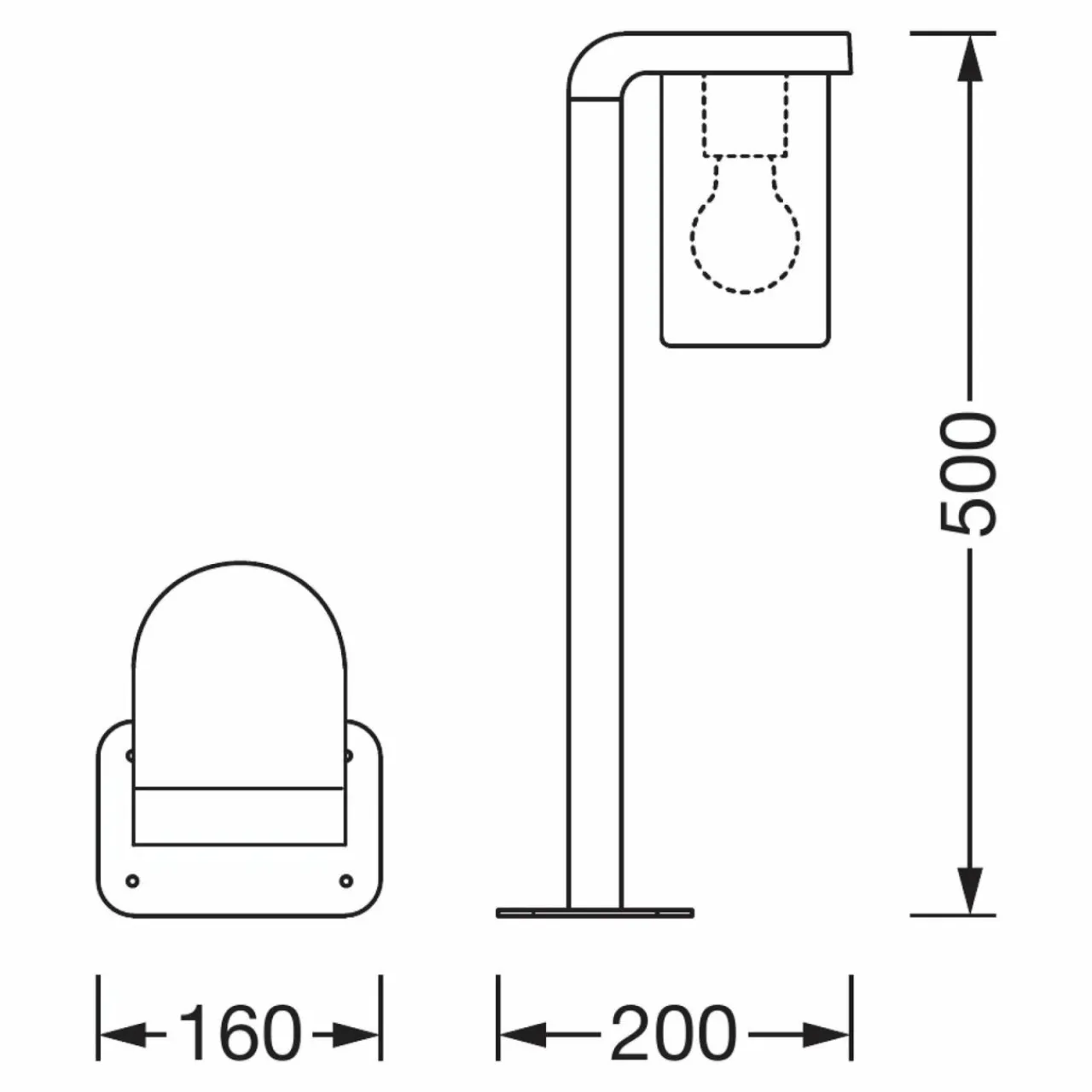 ledvance_endura_classic_cascade_lampe_pour_socle_ambre_5.webp LEDVANCE Endura Classic Cascade lampe pour socle ambre^ Potelets Extérieurs