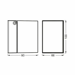 LEDVANCE Endura Classic Cube applique argentée^ Appliques Murales Extérieures