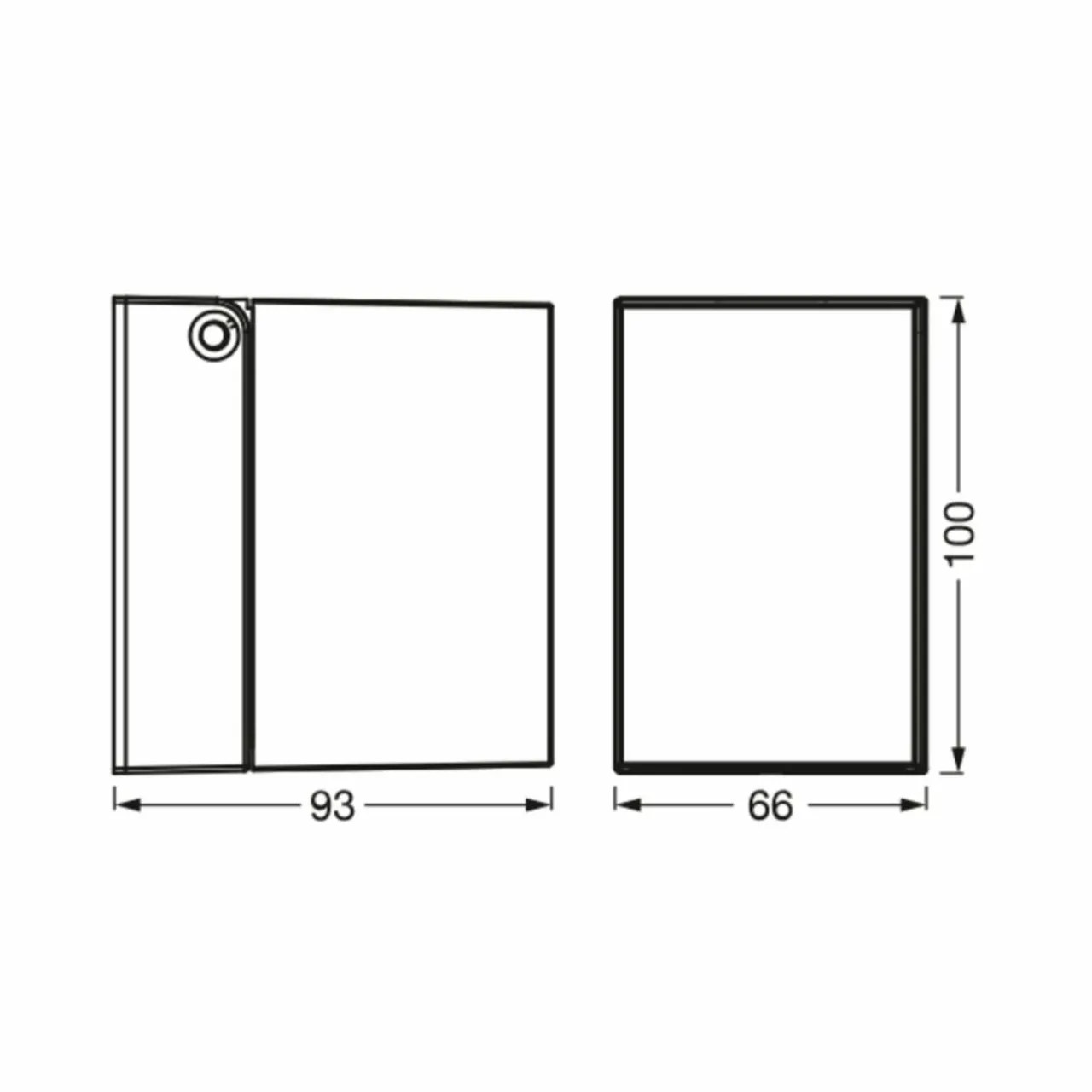 ledvance_endura_classic_cube_applique_argente_2.webp LEDVANCE Endura Classic Cube applique argentée^ Appliques Murales Extérieures