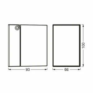 LEDVANCE Endura Classic Cube applique noire^ Appliques Murales Extérieures