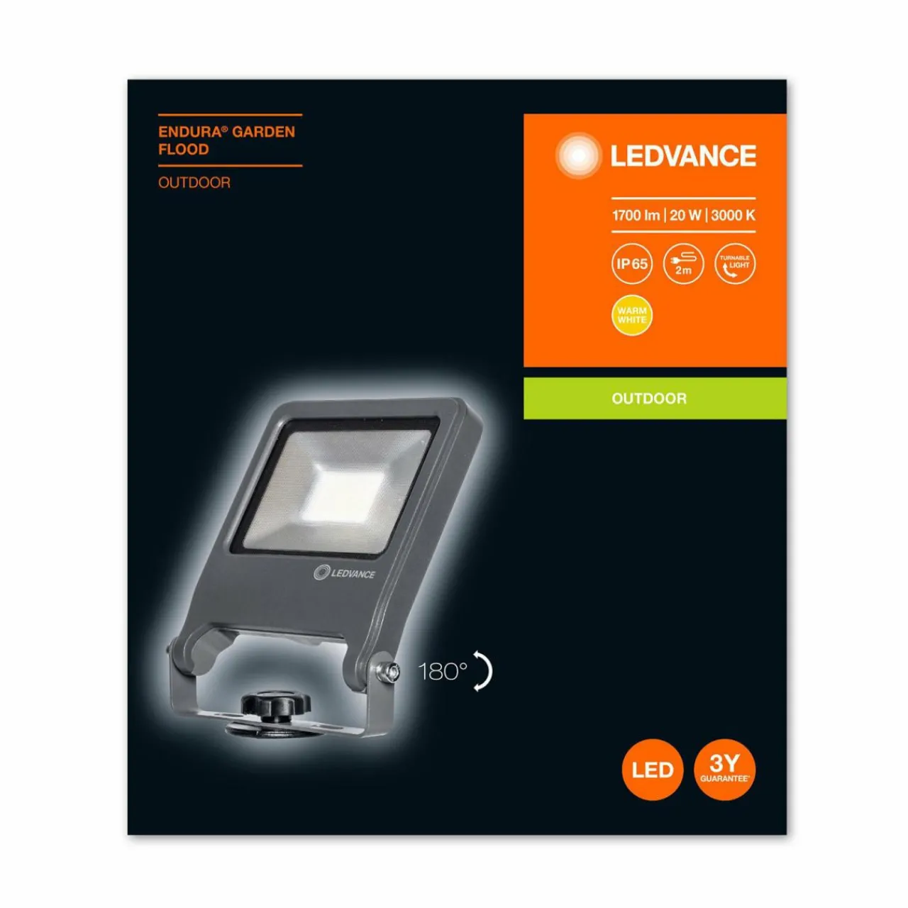 ledvance_endura_garden_flood_w_spot_ext_led_3.webp LEDVANCE Endura Garden Flood 20 W spot ext. LED^ Projecteurs D'Extérieur
