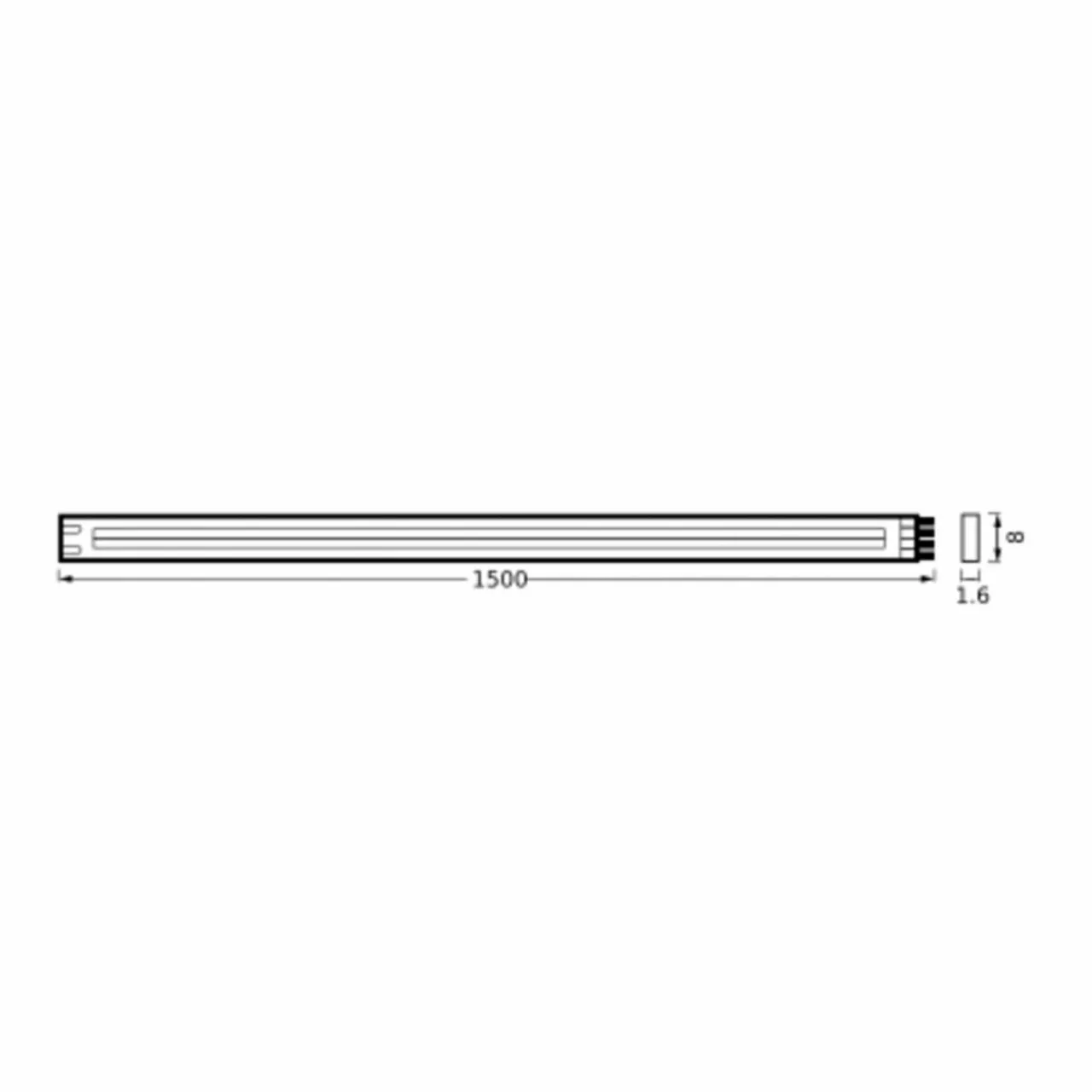 ledvance_flex_cob_ledstrip_ip_k_m_0-4.webp LEDVANCE Flex COB LED-Strip IP20 3.000K, 1,5m^ Lampes Décoratives