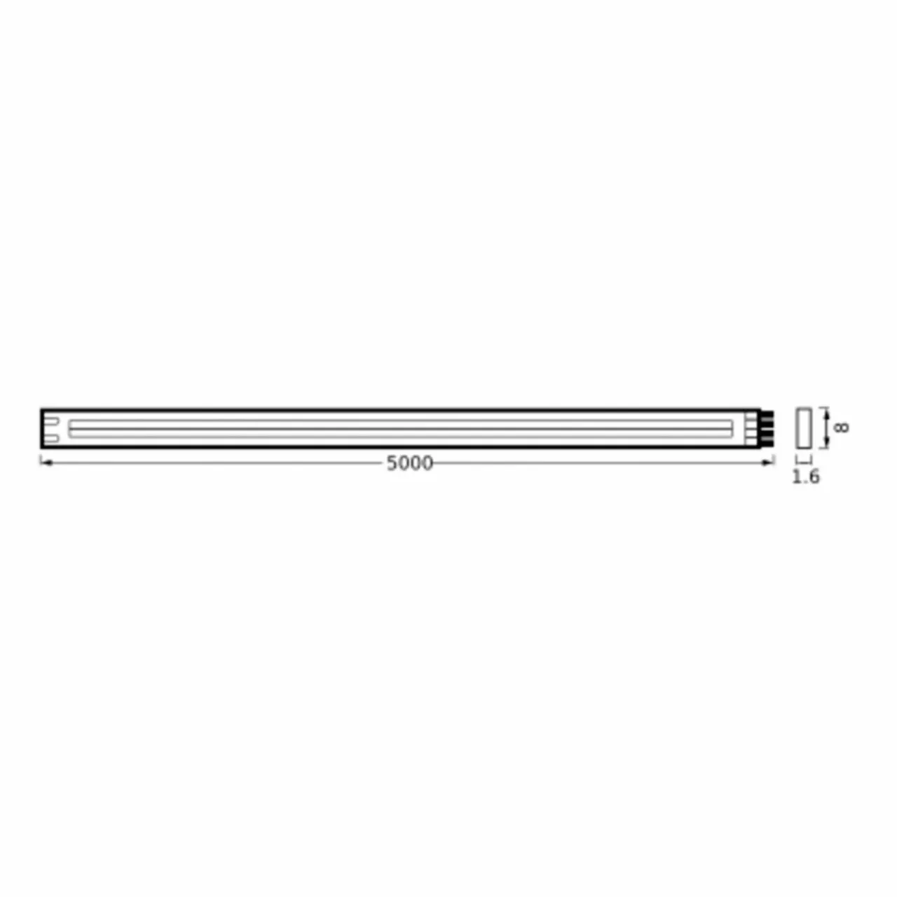 ledvance_flex_cob_ledstrip_ip_k_m_0-5.webp LEDVANCE Flex COB LED-Strip IP20 3.000K, 5m^ Lampes Décoratives