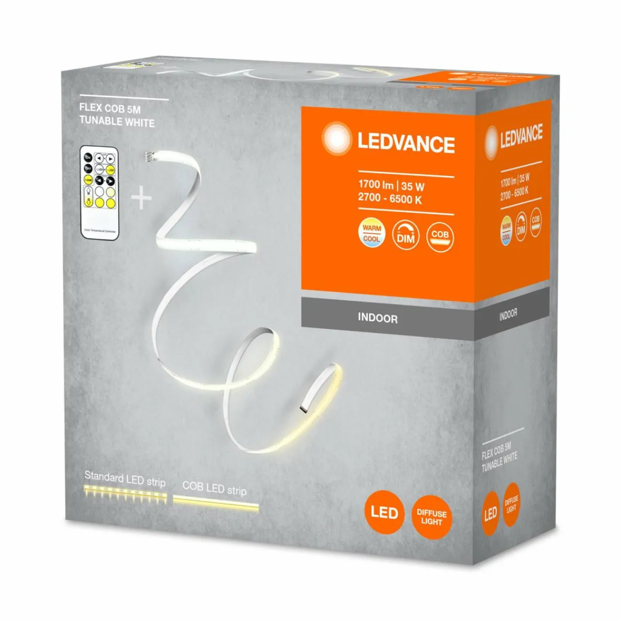 ledvance_flex_cob_ledstrip_ip_k_m_2.webp LEDVANCE Flex COB LED-Strip IP20 2.700-6.500K, 5m^ Lampes Décoratives