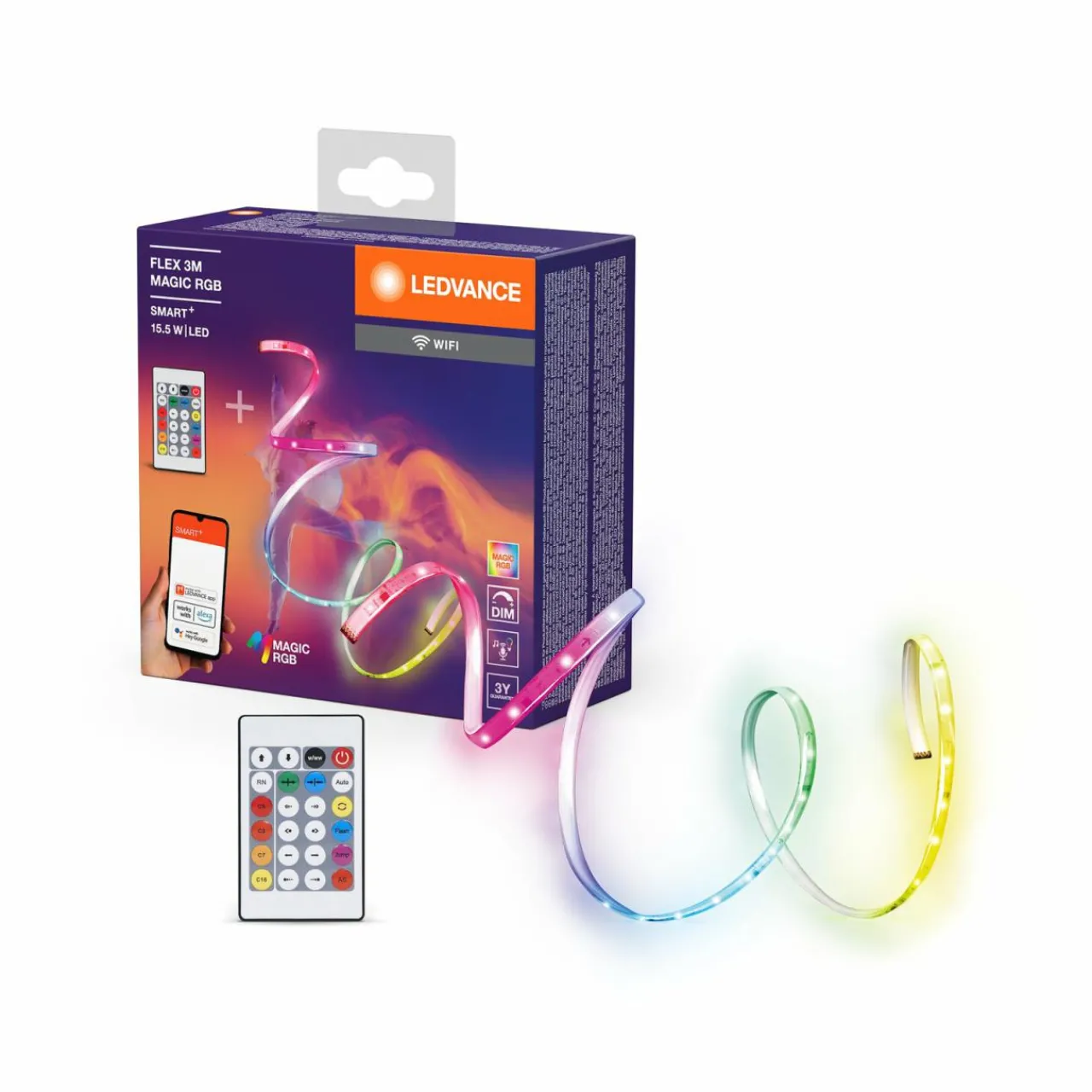 ledvance_smart_wifi_flex_magic_ruban_led_rvb_m_3.webp LEDVANCE SMART+ WiFi Flex Magic Ruban LED RVB, 3m^ Lampes Décoratives