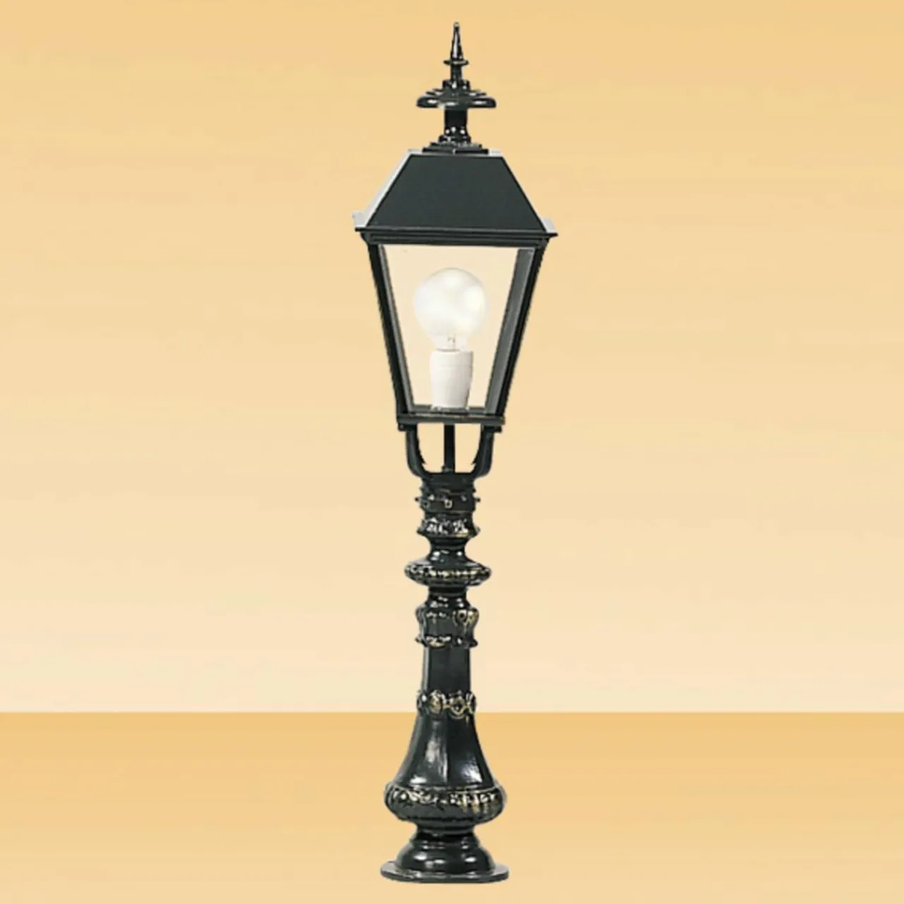 leipzig__borne_lumineuse_classique_noir_0.webp K.S. Verlichting Leipzig - borne lumineuse classique, noir^ Bornes Éclairage Extérieur