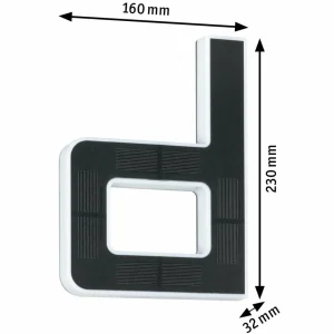 Paulmann Lettre solaire LED d^ Boîtes Aux Lettres