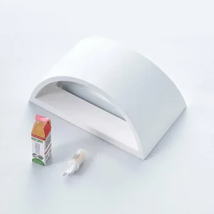 Lindby applique murale Heiko, set de 2, up/down, plâtre, blanc^ Appliques Murales Extérieures