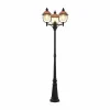 Lindby Clint lampadaire d'extérieur, à 3 lampes^ Bornes Éclairage Extérieur