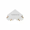 Lindby connecteur en L Lumaro, 90°, blanc, angulaire, set de 2 pièces^ Matériel Électrique