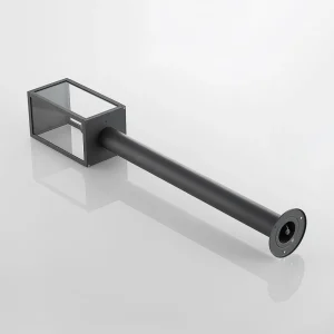Lindby Filimon borne lumineuse, gris foncé, E27^ Bornes Éclairage Extérieur