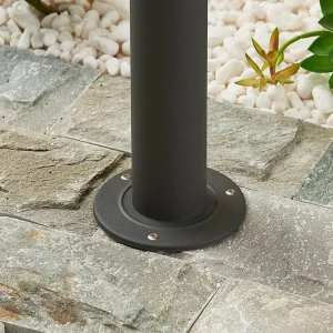 Lindby Filimon potelet, gris foncé, E27^ Potelets Extérieurs