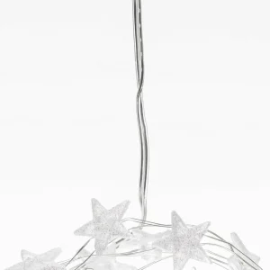 Lindby Guirlande lumineuse LED Motje, étoiles, 30 flammes, 320 cm, IP20^ Lumière De Noël