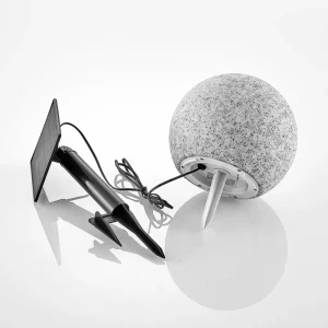 Lindby Hamela plafonnier solaire LED, RVB, 20 cm^ Lampes Décoratives