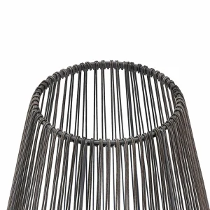 Lindby Kaati lanterne solaire LED, rotin, 37 cm^ Lampes Décoratives