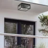 Lindby Kremena plafonnier d'extérieur, noir^ Plafonniers D'Extérieur