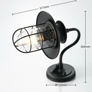 Lindby Kyan applique d'extérieur, hauteur 32 cm^ Appliques Murales Extérieures