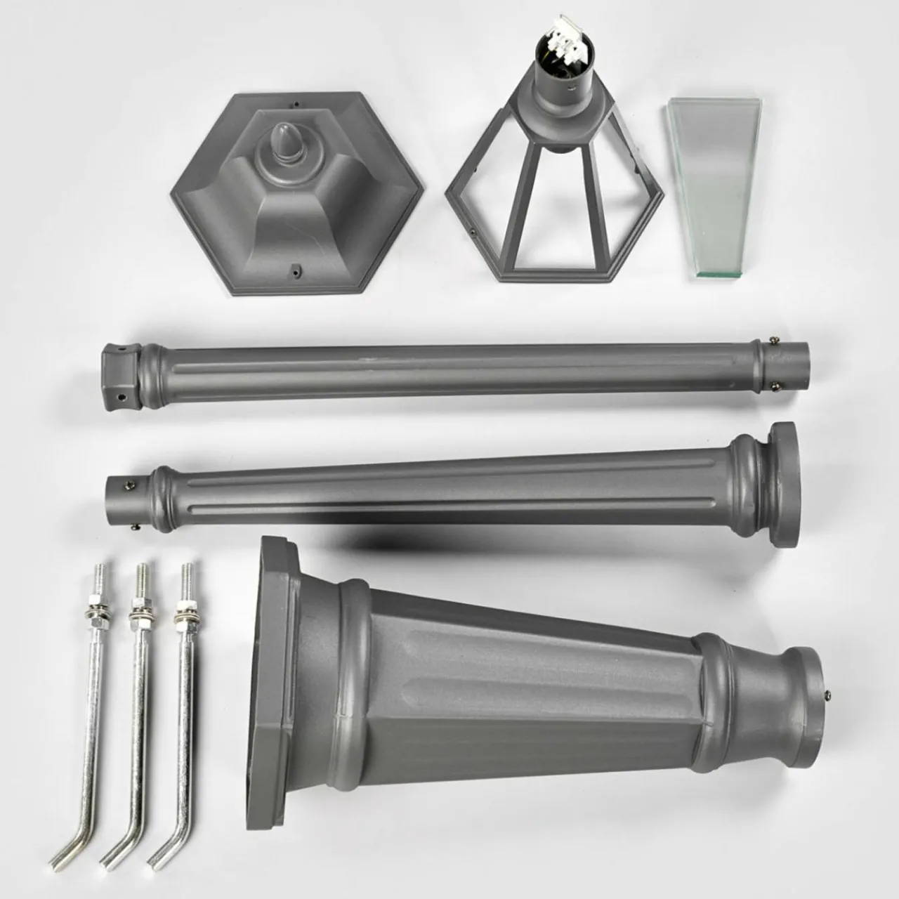 lindby_lampadaire_dextrieur_edana_gris_aluminium__cm_3.webp Lindby lampadaire d'extérieur Edana, gris, aluminium, 211 cm^ Lampadaires D'Extérieur
