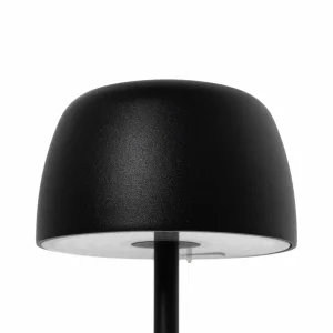 Lindby Lampe à poser LED rechargeable Arietty, noir, aluminium, 27cm, IP54^ Lampes Décoratives
