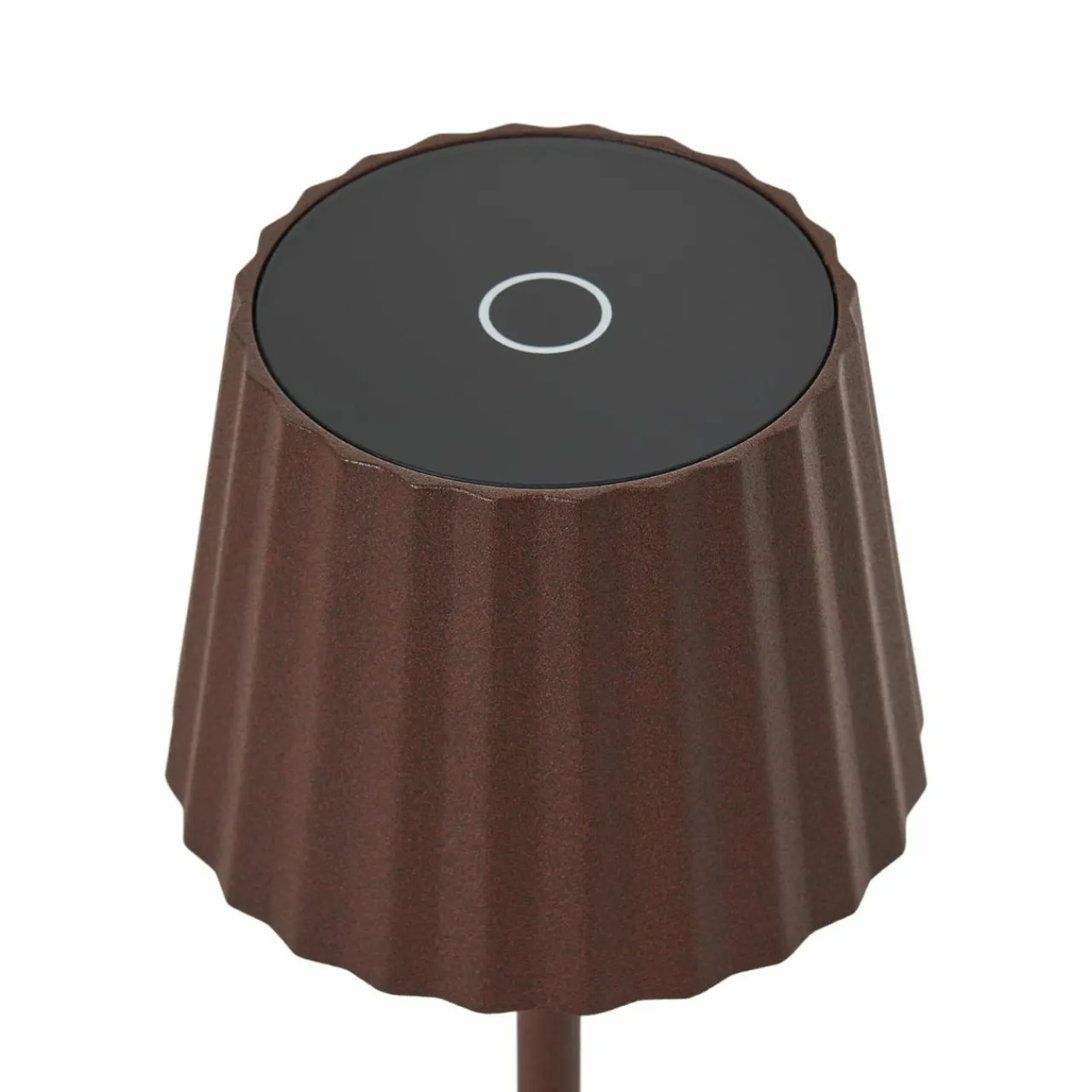 lindby_lampe__poser_led_rechargeable_esali_marron_rainures_aluminium_5.webp Lindby lampe à poser LED rechargeable Esali, marron, rainures, aluminium,^ Lampes Décoratives