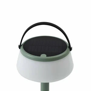 Lindby lampe de table LED Mikkel, vert, intensité variable^ Lampes Décoratives