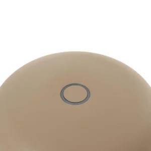 Lindby lampe de table LED rechargeable Arietty, beige, aluminium, Ø 10,5 cm^ Lampes Décoratives
