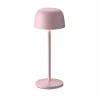 Lindby lampe de table LED rechargeable Arietty, rose, aluminium, Ø 10,5 cm^ Lampes Décoratives