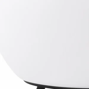 Lindby lampe de table LED rechargeable Aurilia, noir/blanc, fer, IP44^ Lampes Décoratives