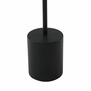 Lindby lampe de table LED rechargeable Ayva, noir, aluminium, IP44^ Lampes Décoratives