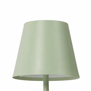 Lindby lampe de table LED rechargeable Janea CUBE, vert, métal^ Lampes Décoratives